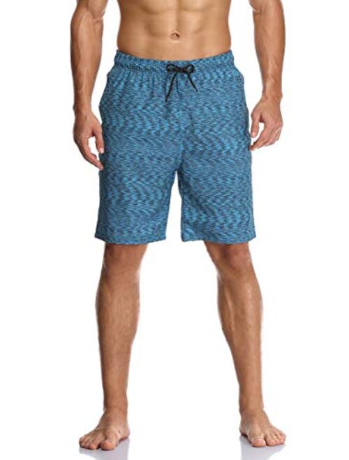 Flytop Mens Swim Trunks Quick Dry Board Shorts with Zipper Pockets Bathing Suit