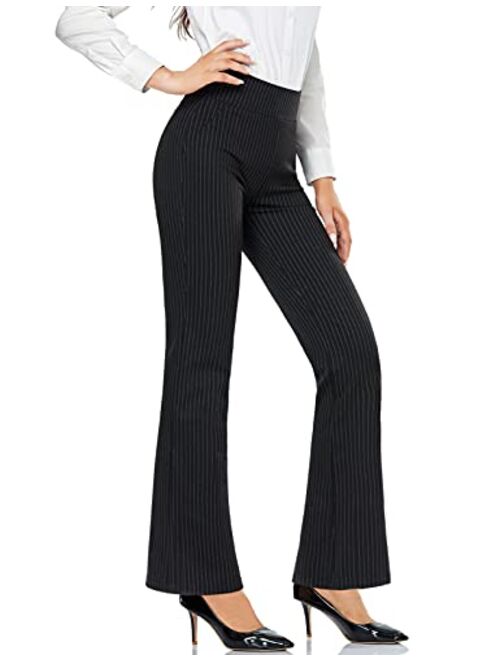 Tapata Women's 28''/30''/32''/34'' High Waist Stretchy Bootcut Dress Pants Tall, Petite, Regular for Office Business Casual