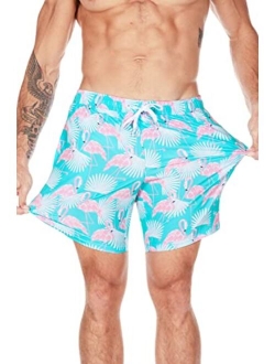 Men's Swim Trunks 7 Inch Inseam with 4 Way Stretch and Classic Styles