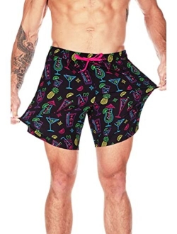 Men's Swim Trunks 7 Inch Inseam with 4 Way Stretch and Classic Styles