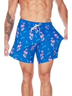 Men's Swim Trunks 7 Inch Inseam with 4 Way Stretch and Classic Styles