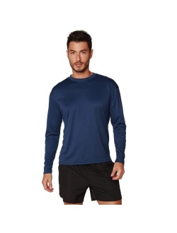 INGEAR Swim Shirts for Men UPF50+ Sun Protection Shirts Mens Long Sleeve Mens Rash Guard