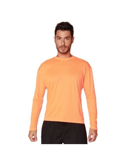 INGEAR Swim Shirts for Men UPF50+ Sun Protection Shirts Mens Long Sleeve Mens Rash Guard