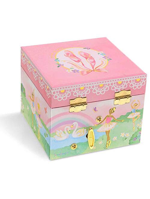 Jewelkeeper Girl's Musical Jewelry Storage Box - 1 Tray