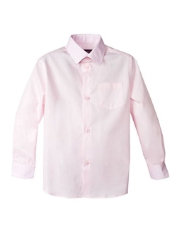 Boys' Long Sleeve Dress Shirt for Boys Kids Toddlers