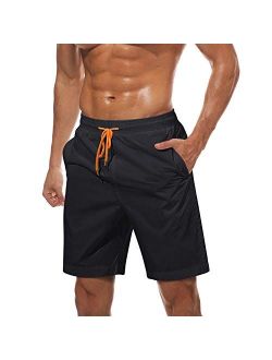 TACVASEN Men's Summer Swim Trunks Quick Dry Surf Boardshorts Bathing Suit Shorts with Mesh Lining