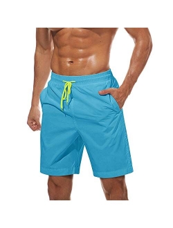 TACVASEN Men's Summer Swim Trunks Quick Dry Surf Boardshorts Bathing Suit Shorts with Mesh Lining