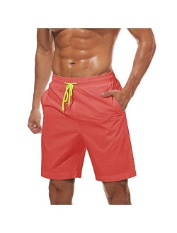 TACVASEN Men's Summer Swim Trunks Quick Dry Surf Boardshorts Bathing Suit Shorts with Mesh Lining