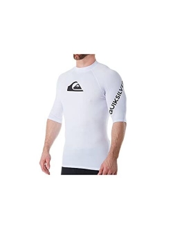 Men's Standard All Time Short Sleeve Rashguard UPF 50 Sun Protection Surf Shirt