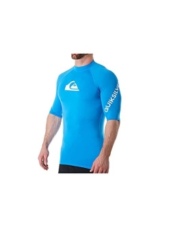 Men's Standard All Time Short Sleeve Rashguard UPF 50 Sun Protection Surf Shirt