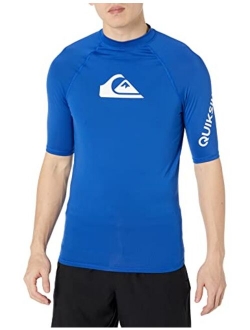 Men's Standard All Time Short Sleeve Rashguard UPF 50 Sun Protection Surf Shirt