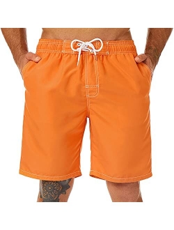 KAILUA SURF Mens Swim Trunks Long, Quick Dry Mens Boardshorts, 9 Inches Inseam Mens Bathing Suits with Mesh Lining