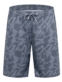 APTRO Men's Swim Trunks 9' Quick Dry Stretch Bathing Suit Beach Swim Board Shorts Swimsuits