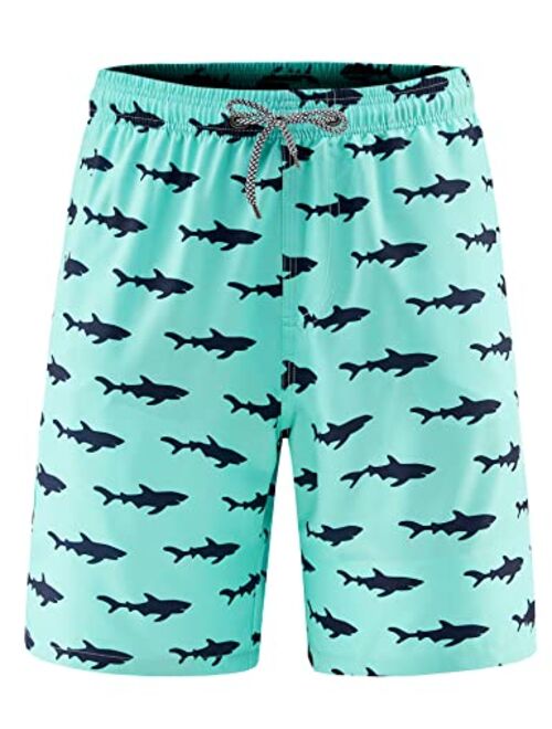 APTRO Men's Swim Trunks 9' Quick Dry Stretch Bathing Suit Beach Swim Board Shorts Swimsuits