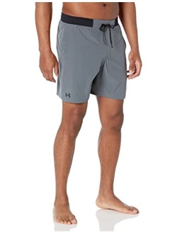 Men's Standard Comfort Swim Trunks, Shorts with Drawstring Closure & Full Elastic Waistband