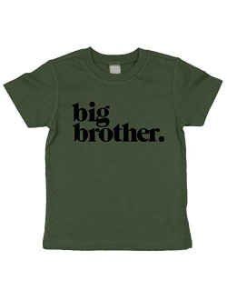 Olive Loves Apple Bold Promoted to Big Brother Sibling Reveal Shirt for Boys Sibling Outfit