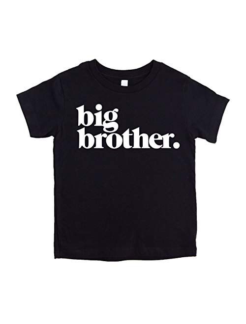 Olive Loves Apple Bold Promoted to Big Brother Sibling Reveal Shirt for Boys Sibling Outfit