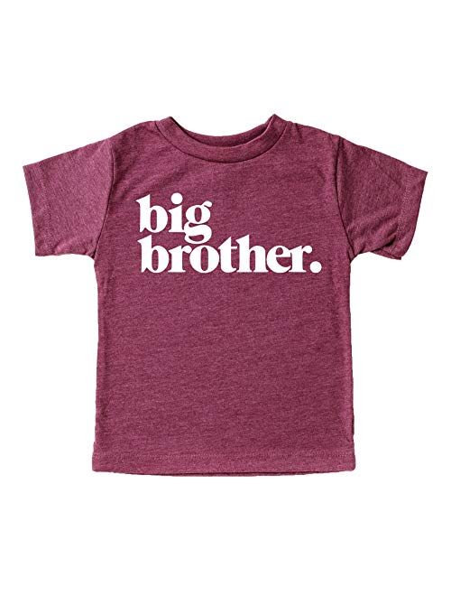 Olive Loves Apple Bold Promoted to Big Brother Sibling Reveal Shirt for Boys Sibling Outfit