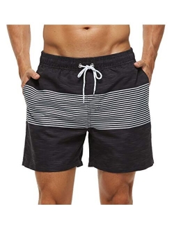 SILKWORLD Men's Swim Trunks Quick Dry Shorts with Pockets