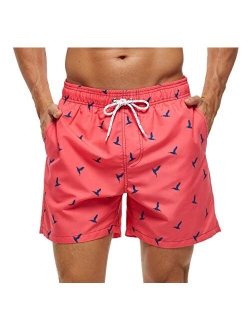 SILKWORLD Men's Swim Trunks Quick Dry Shorts with Pockets