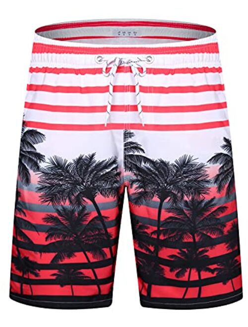 APTRO Men's Swim Trunks Quick Dry Swimwear Beach Short Bathing Suits with Mesh Lining and Pockets