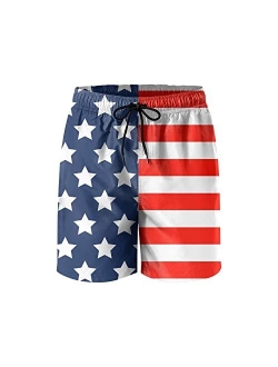 Queen Hero Mens Swim Trunks Short Quick-Dry Swimming Trunks with Mesh Lining Fashion Trend Turnks