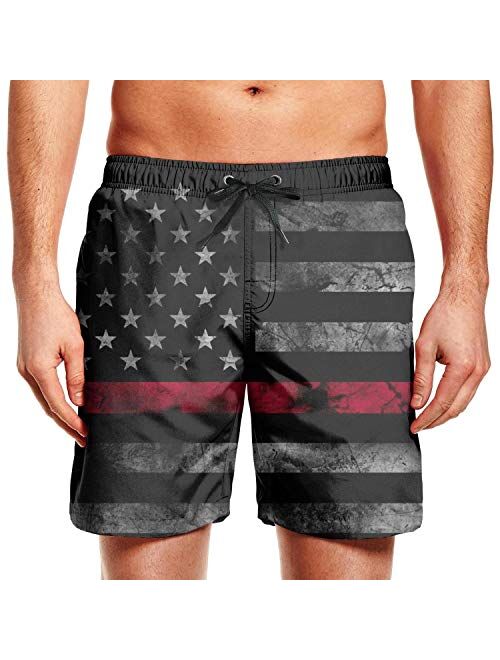 Queen Hero Mens Swim Trunks Short Quick-Dry Swimming Trunks with Mesh Lining Fashion Trend Turnks