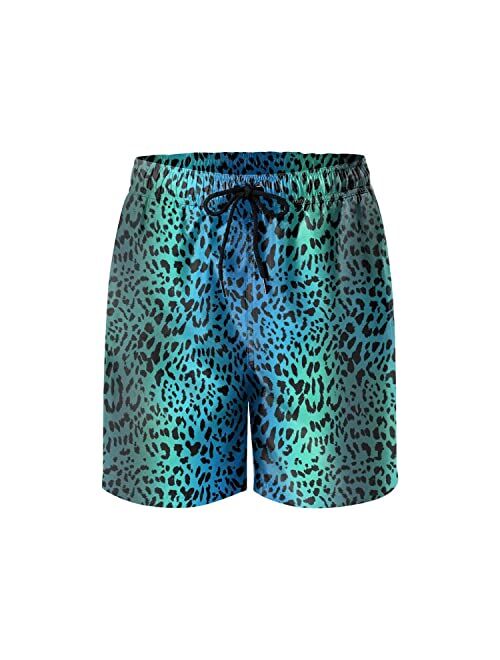 Queen Hero Mens Swim Trunks Short Quick-Dry Swimming Trunks with Mesh Lining Fashion Trend Turnks