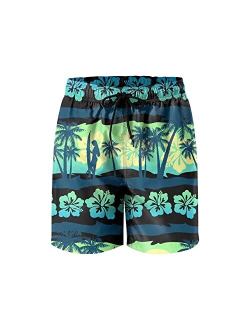 Queen Hero Mens Swim Trunks Short Quick-Dry Swimming Trunks with Mesh Lining Fashion Trend Turnks