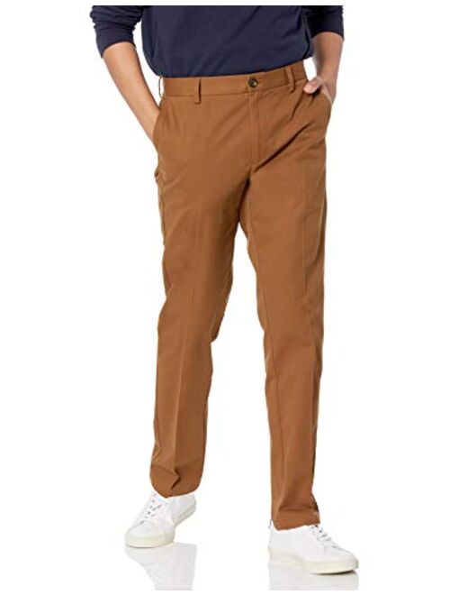 Amazon Essentials Men's Slim-fit Wrinkle-Resistant Flat-Front Chino Pant