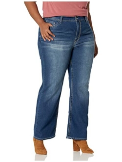 WallFlower Women's Juniors Instastretch Legendary Classic Fit Bootcut Jeans (Standard and Plus)