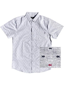 M MOLOKAI SURF Boys Shirts Fun Hawaiian Short Sleeve Shirt