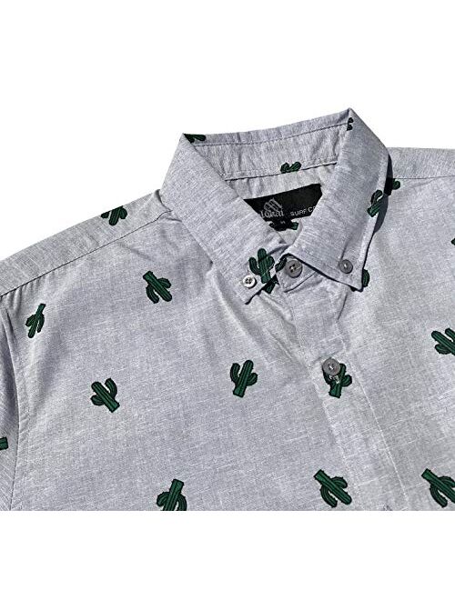 M MOLOKAI SURF Boys Shirts Fun Hawaiian Short Sleeve Shirt