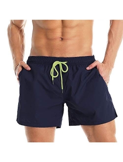 Lncropo Men's Swim Trunks Quick Dry Swim Shorts with Mesh Lining Bathing Suits