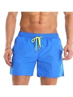 Lncropo Men's Swim Trunks Quick Dry Swim Shorts with Mesh Lining Bathing Suits