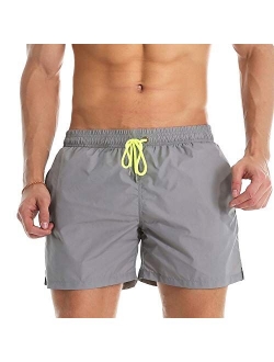 Lncropo Men's Swim Trunks Quick Dry Swim Shorts with Mesh Lining Bathing Suits