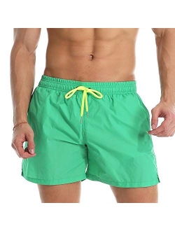 Lncropo Men's Swim Trunks Quick Dry Swim Shorts with Mesh Lining Bathing Suits