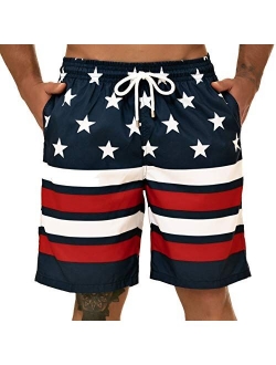 KAILUA SURF Big and Tall Mens Swim Trunks, 9" Mens Designer Bathing Suit Boardshorts