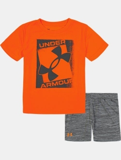 Boys' Pre-School UA Stamp Big Logo Shorts Set