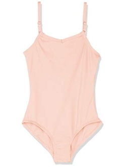 girls Team Basic Camisole Leotard W/ Adjustable Straps