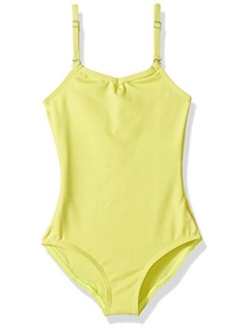 girls Team Basic Camisole Leotard W/ Adjustable Straps