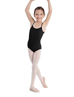 Dance Girls Plie Mid-High Back/Scoop Front Camisole Leotard