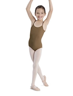 Dance Girls Plie Mid-High Back/Scoop Front Camisole Leotard