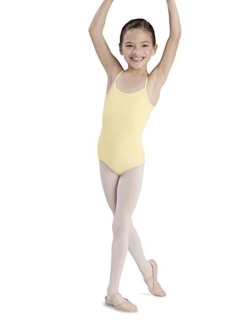 Dance Girls Plie Mid-High Back/Scoop Front Camisole Leotard