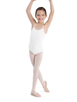 Dance Girls Plie Mid-High Back/Scoop Front Camisole Leotard