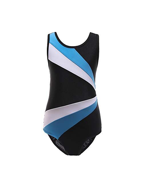 Jetfree Gymnastics Leotards for Girls Athletic Clothes Activewear One-piece leotard for ballet