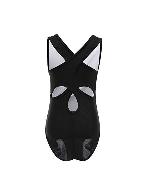 Jetfree Gymnastics Leotards for Girls Athletic Clothes Activewear One-piece leotard for ballet