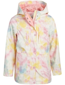 URBAN REPUBLIC Girls' Raincoat - Waterproof Slicker Shell Windbreaker Rain Jacket (7-16)