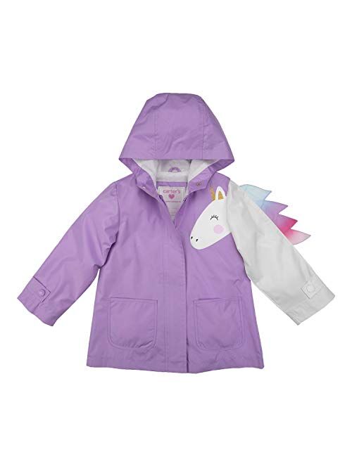 Carter's Girls' Little Perfect Rainslicker Rain Jacket