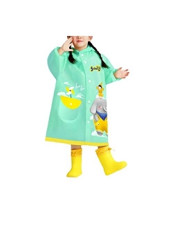 Generic Kids Raincoat Boys Girls Rain Jacket Hooded Dinosaur Poncho Waterproof Coat Outdoor Sports 2-12Years